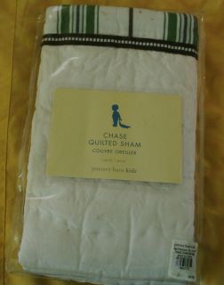 Pottery Barn Kids Chase Quilted Small Sham Travel SALE
