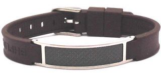 NEW 9 12mm Bio Health Band Magnetic Therapy Bracelet Brown Special 
