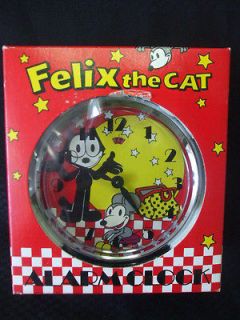  Cat Animated Wind up Alarm Clock by Bright Ideas New in Original Box