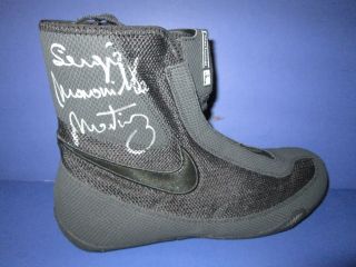 Sergio Martinez Signed Nike Boxing Boot PSA/DNA GUARANTEE (A)