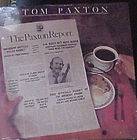 TOM PAXTON PAXTON REPORT 1980 ALBUM AUTOGRAPHED