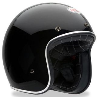 Bell Custom 500 Vintage Motorcycle Helmet Black Medium