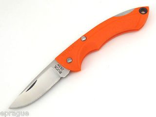 BUCK 283 BANTAM NANO HUNTER ORANGE SMALL FOLDING LOCKBACK POCKET KNIFE 
