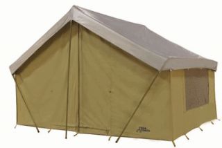 NEW 12 x 9 CANVAS BASE CAMP TENT w/Custom FLY Cover
