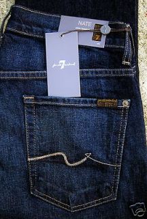 new Seven for All Mankind Stretch NATE Slim BOOTCUT jeans in PEMBERTON 