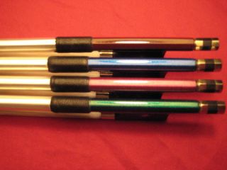 Blue/Purple/Br​own/Green Carbon Fiber Violin Bow 1/2