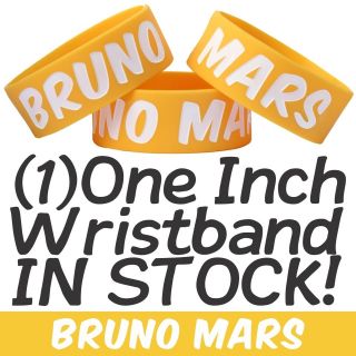 Bruno Mars Wristband One Inch Concert Music Bracelet Album Song Fan 