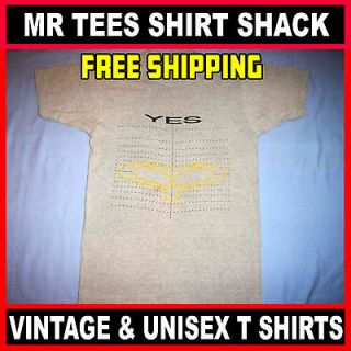 Yes 90215 Vintage 1980s Soft Thin 50/50 Rock Concert Tour T Shirt 