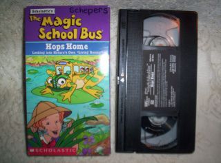 VHS8b The Magic School Bus Hops Home Habitats Scholastic Lily Tomlin 