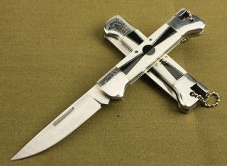 Solid Handmade Folding Pocket Collection Hunting Knife Camping Fishing 