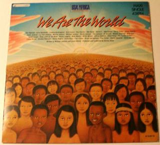   AFRICA We Are The World NM  Maxi* Single Michael Jackson Springsteen