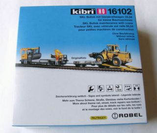 Kibri KI 16102 HO Scale Bullock maintenance with crane