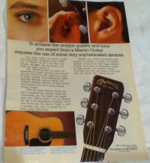 Martin Guitars  Martin Sound HD 28 Print Ad 1988 8x11