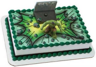 HULK CAKE DECORATING KIT Marvel Avengers Cake Topper Birthday Party 
