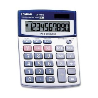   & Tax Desktop Calculator 10 Character(s)   LCD   Solar, Battery