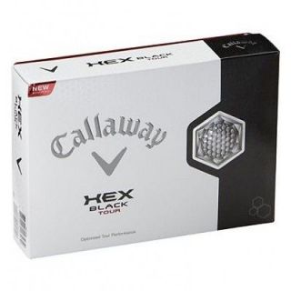 Dozen Callaway Hex Black Tour Golf Balls NEW In Box