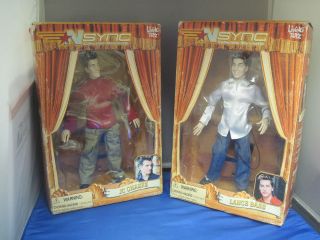 NEW NSYNC LANCE BASS AND JC CHASEZ MARIONETTE DOLL (12870SR)