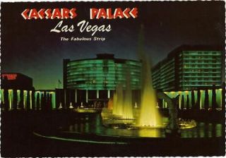 COLLECTIBLE LAS VEGAS NV VINTAGE POSTCARD from CAESARS PALACE