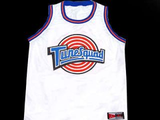 ROADRUNNER TUNE SQUAD SPACE JAM JERSEY WHITE TOON NEW ANY SIZE
