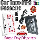 Car Audio Tape Cassette Adapter AUX MP4 CD DVD Player Headphone iPod 
