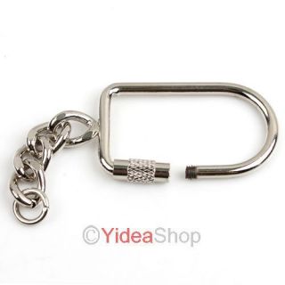 Wholesale Price 15pcs Screw Carabiners Key chain Keyring 160501 