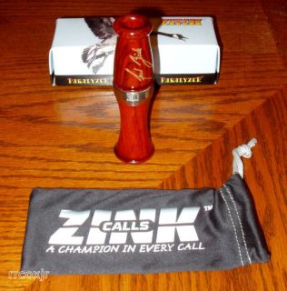 FRED ZINK CALLS LM 1 CANADA GOOSE CALL COCOBOLA NEW!
