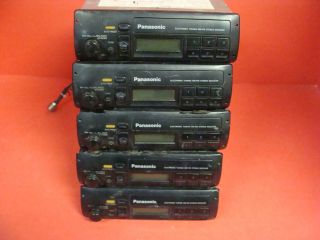 LOT of 5 PANASONIC CR120EU In Dash AM/FM Stereo Receivers