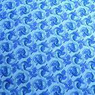 Northcott Cotton Fabric Ro Gregg Floral Tone on Tone (Tonal) in Blue 