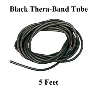 Black Thera Band, Theraband Tube, 5 Feet, Brand New!!