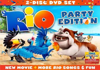 Rio DVD, 2011, 2 Disc Set, Party Edition