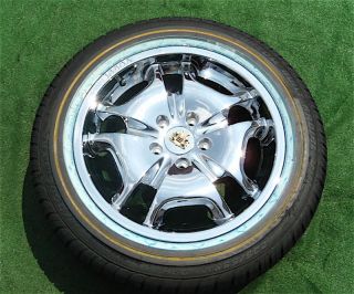 Brand NEW Genuine VOGUE FLUXX 17 inch Chrome Wheels Tyres Cadillac 