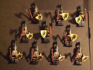   Lego Minifigs Dragon AXE MEN Kingdoms Castle Minifigure Army Figures