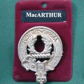 MacArthur Scottish Clan Crest Badge Pin Ships free in US