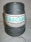 Cascade 4ply Crepe Yarn Hand & Machine Knitting STEEL