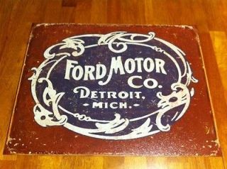   AUTO TRUCK FORD MOTOR CO HISTORIC TIN SIGN CLASSIC MUSTANG SHELBY F150