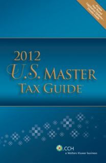 US Master Tax Guide by CCH Editorial Staff 2011, Paperback