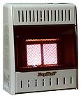   10,00 BTU Natural or Propane Gas 3 Plaque Infrared Heater w/ Tstat