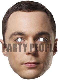 JIM PARSONS   FUN CELEBRITY FACE MASK STAR OF THE BIG BANG THEORY 