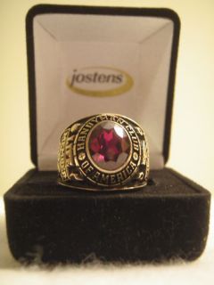 Handyman Club Ruby Ring Made by Jostens Size 11,12