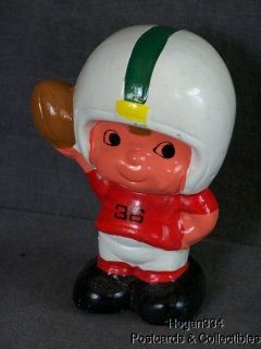 ceramic football player in Ready to Paint Pottery