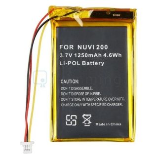 1250mAh Battery for GPS Garmin Nuvi 710T 750 755 755T T