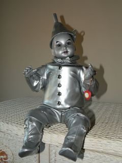 MARIE OSMOND PORCELAIN WIZARD OF OZ DOLL TIN MAN NEW CONDITION