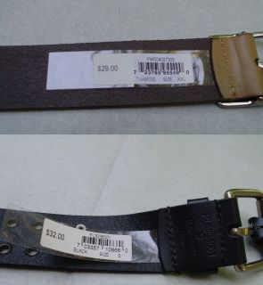   Stevens Leather Belts   Black Size Small Chamois (Beige) Size XXL