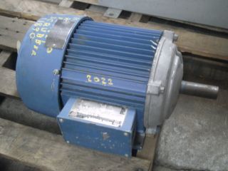 US MOTORS F 3488 00 185 ELECTRIC MOTOR, 3HP, 3450RPM, 8A, 60Hz, USED