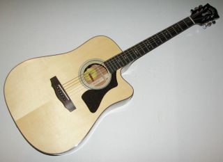 Guild GAD40CE Acoustic Electric Cutaway Dreadought Guitar With Case