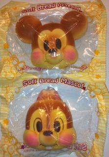   Stitch, Mickey Mouse, Chip & Dale Baked Squishy Buns Squishies Cheeks