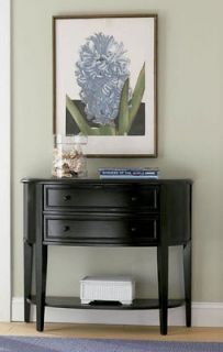 Powell Furniture Antique Black with Terracotta Console Foyer ​Hall 