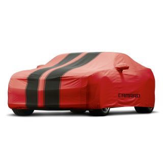 10 13 Camaro Coupe ZL1 Car Cover Red With Black Stripes GM Brand New 