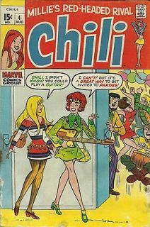 CHILI # 4 MILLIES RED HEADED RIVAL MARVEL COMICS AUGUST 1969