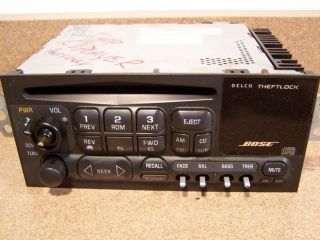 09375895 OEM Delco BOSE Chevy factory CD player radio 95 96 97 98 99 